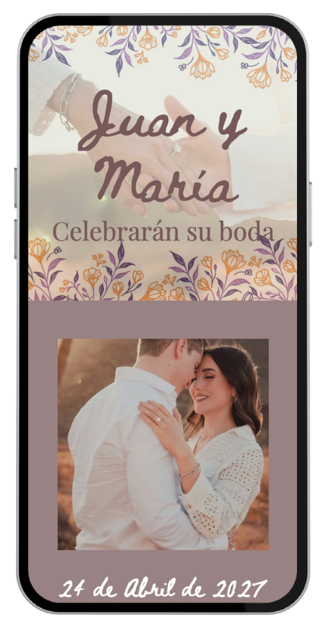 Invitaciones digitales bodas Invitaciones digitales para bodas